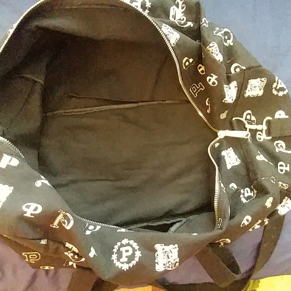 Victoria Secret Travel Bag Large Duffle Luggage - Picture 3 of 4